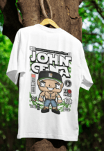 Never Give Up John Cena oversized anime streetwear tee