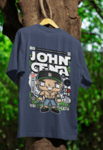 Never Give Up John Cena oversized anime streetwear tee