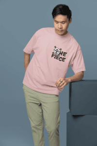 One Piece Freedom oversized anime streetwear tee