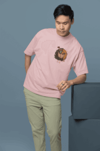 Naruto vs Pain oversized anime streetwear tee