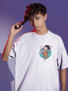 Dragon Ball Origins oversized anime streetwear tee