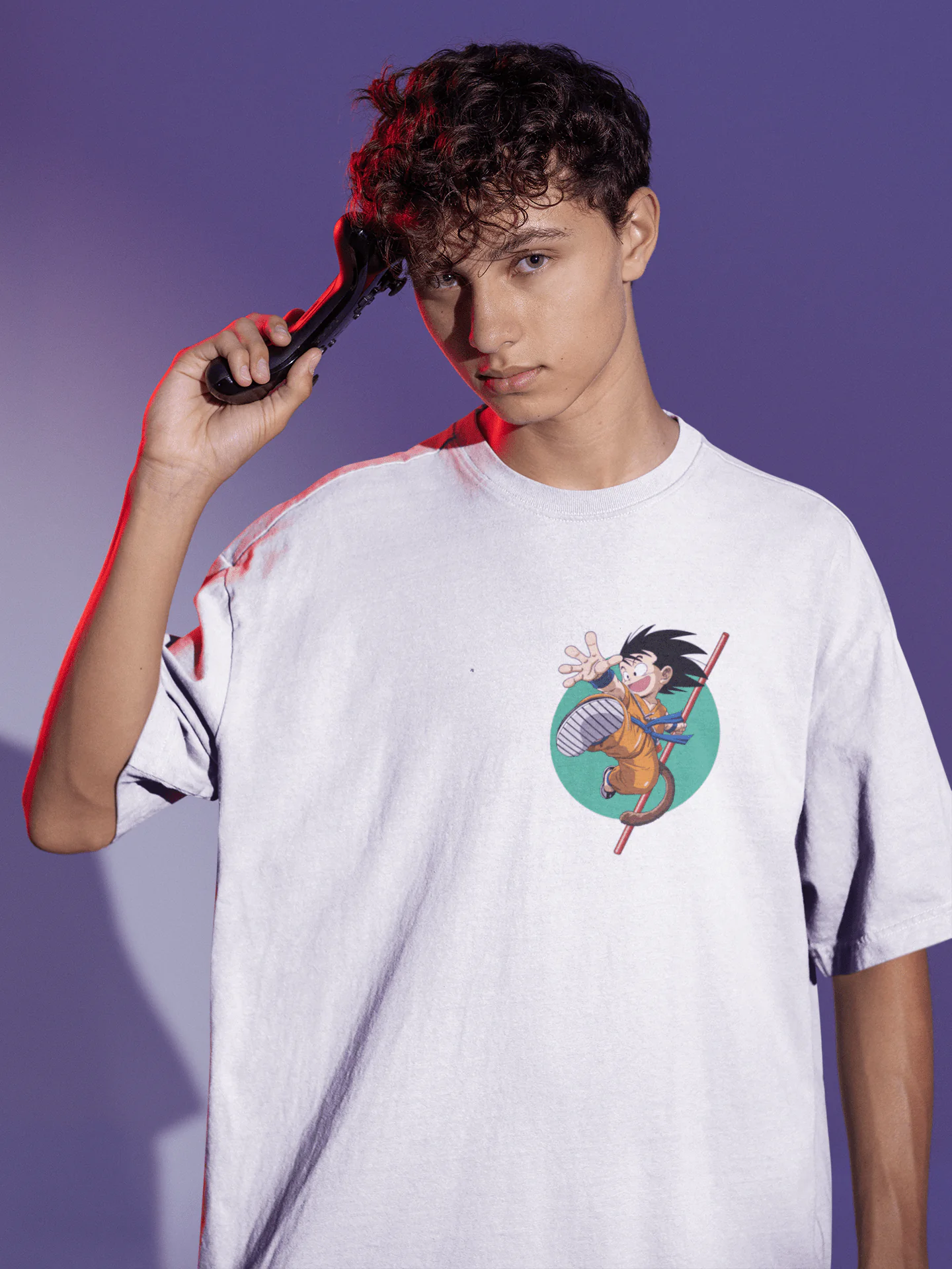 Dragon Ball Origins oversized anime streetwear tee