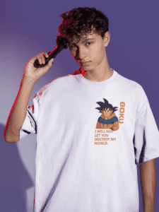 Multiverse Protector Goku oversized anime streetwear tee