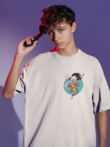 Dragon Ball Origins oversized anime streetwear tee