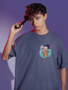 Dragon Ball Origins oversized anime streetwear tee