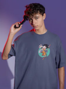 Dragon Ball Origins oversized anime streetwear tee