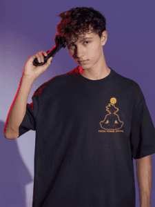 Saiyan State of Mind Goku oversized anime streetwear tee