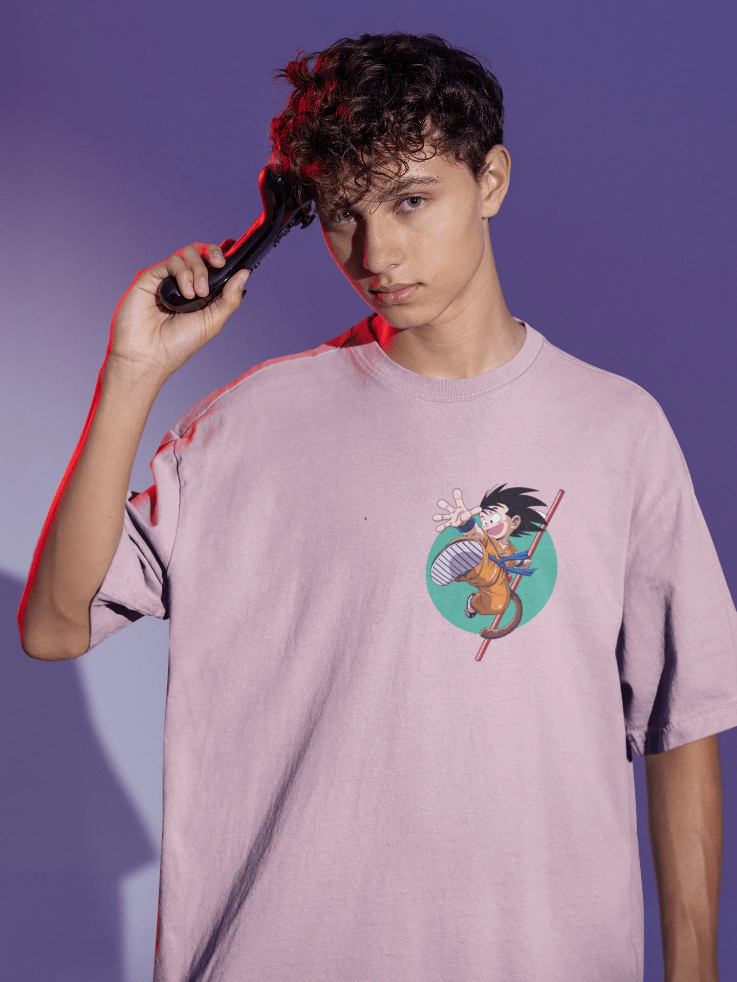 Dragon Ball Origins oversized anime streetwear tee