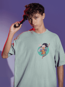 Dragon Ball Origins oversized anime streetwear tee