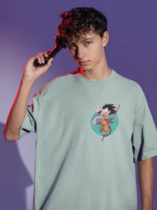 Dragon Ball Origins oversized anime streetwear tee