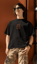Shinobi Spirit oversized anime streetwear tee