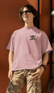 Next-Gen Pirate Vibes Luffy oversized anime streetwear tee
