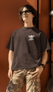 Next-Gen Pirate Vibes Luffy oversized anime streetwear tee