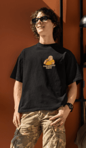 Sakamoto Days oversized anime streetwear tee