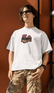 Three Sword Resolve Zoro oversized anime streetwear tee