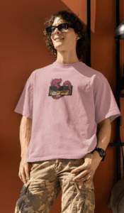 Three Sword Resolve Zoro oversized anime streetwear tee