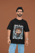 Harry Potter oversized anime streetwear tee